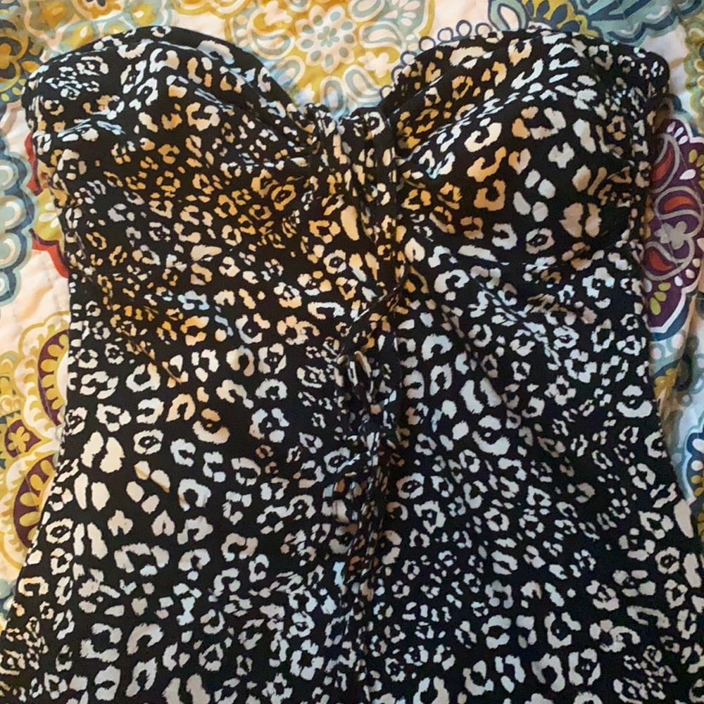 Black and white dress